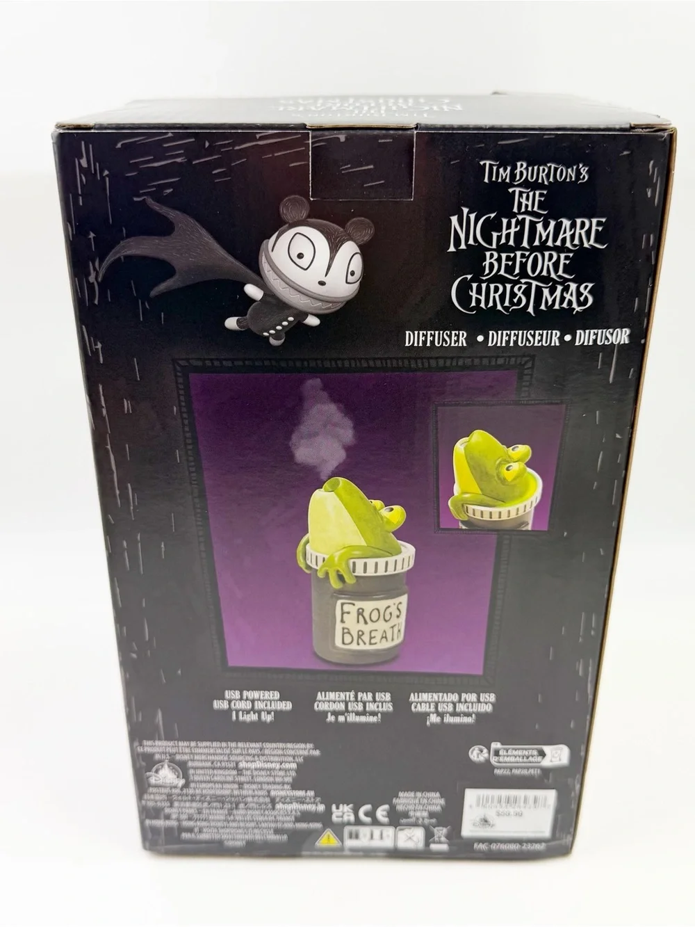 Disney Parks The Nightmare Before Christmas Frog's Breath Diffuser New Box